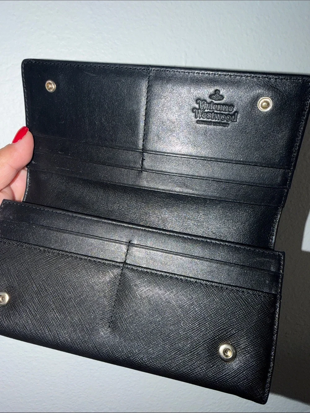 Vivienne Westwood Saffiano Long Wallet
